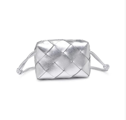 BOLSA CROSSBODY PLATA