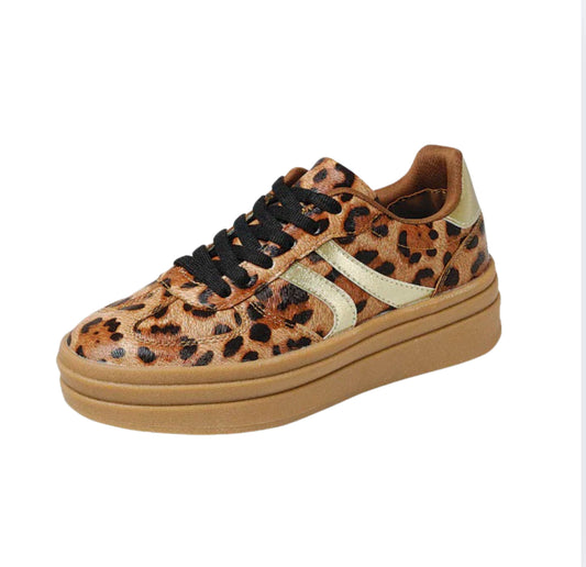 TENIS PRINT GOLD